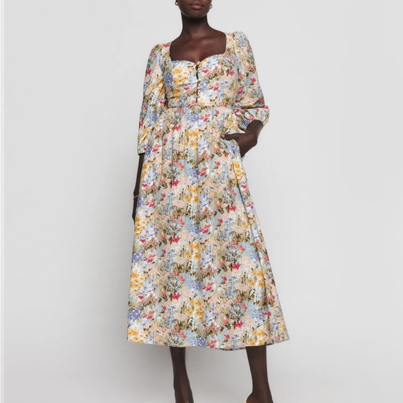 Madden Dress in Countryside Pattern - Reformation - Picture 1 of 6